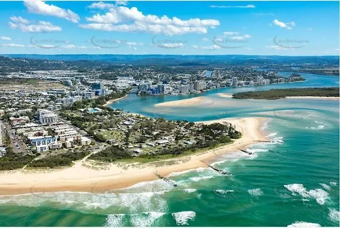 Lägenhet Heart Of Cotton Tree- Walk To Beach & River Maroochydore